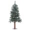 Vickerman 3' Unlit Natural Bark Alpine Artificial Christmas Tree - Metal Base